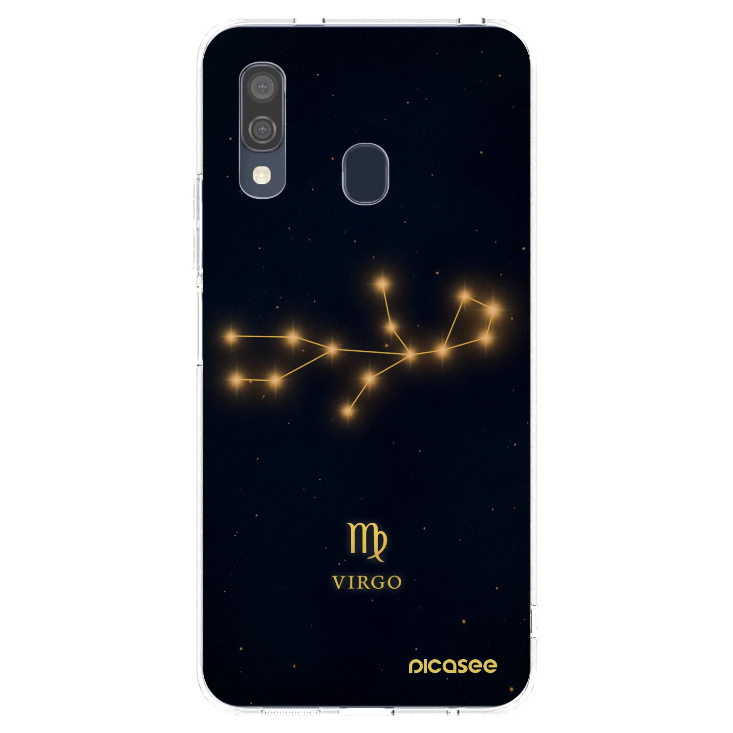 Picasee silikonový průhledný obal pro Samsung Galaxy A40 A405F - VIRGO