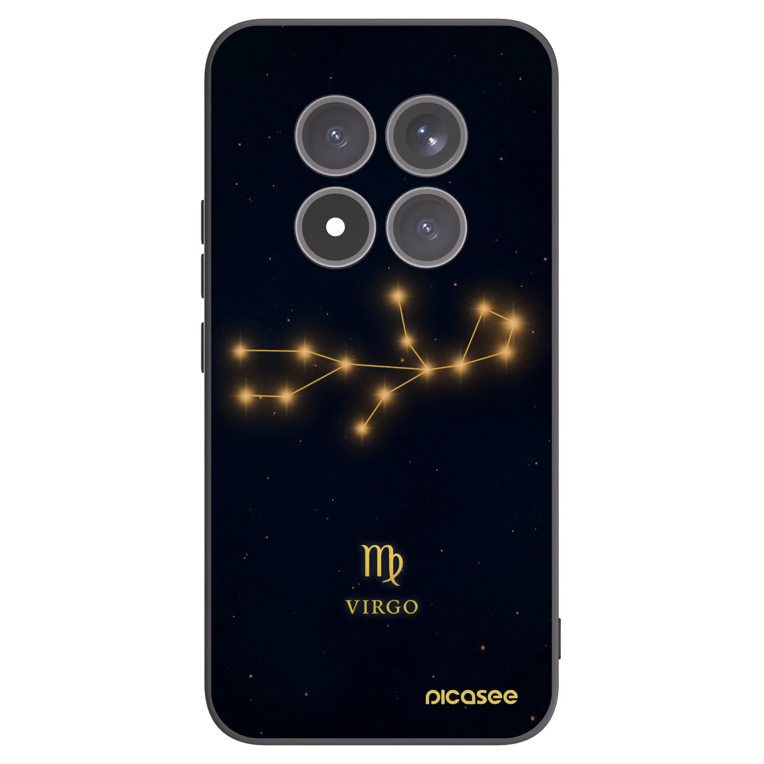 Picasee silikonový černý obal pro Xiaomi Redmi Note 15 Pro+ - VIRGO