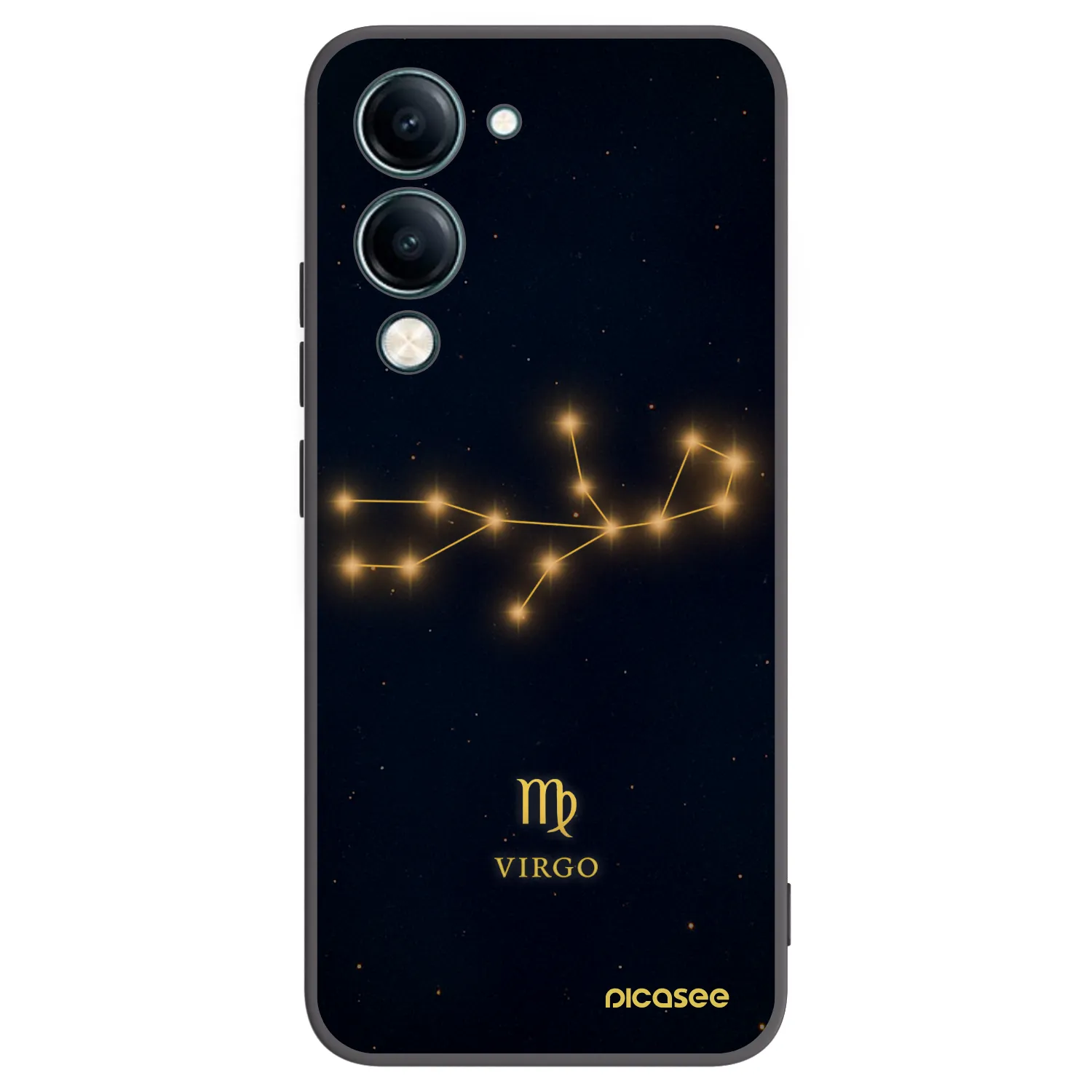Picasee silikonový černý obal pro Vivo Y29s 5G - VIRGO