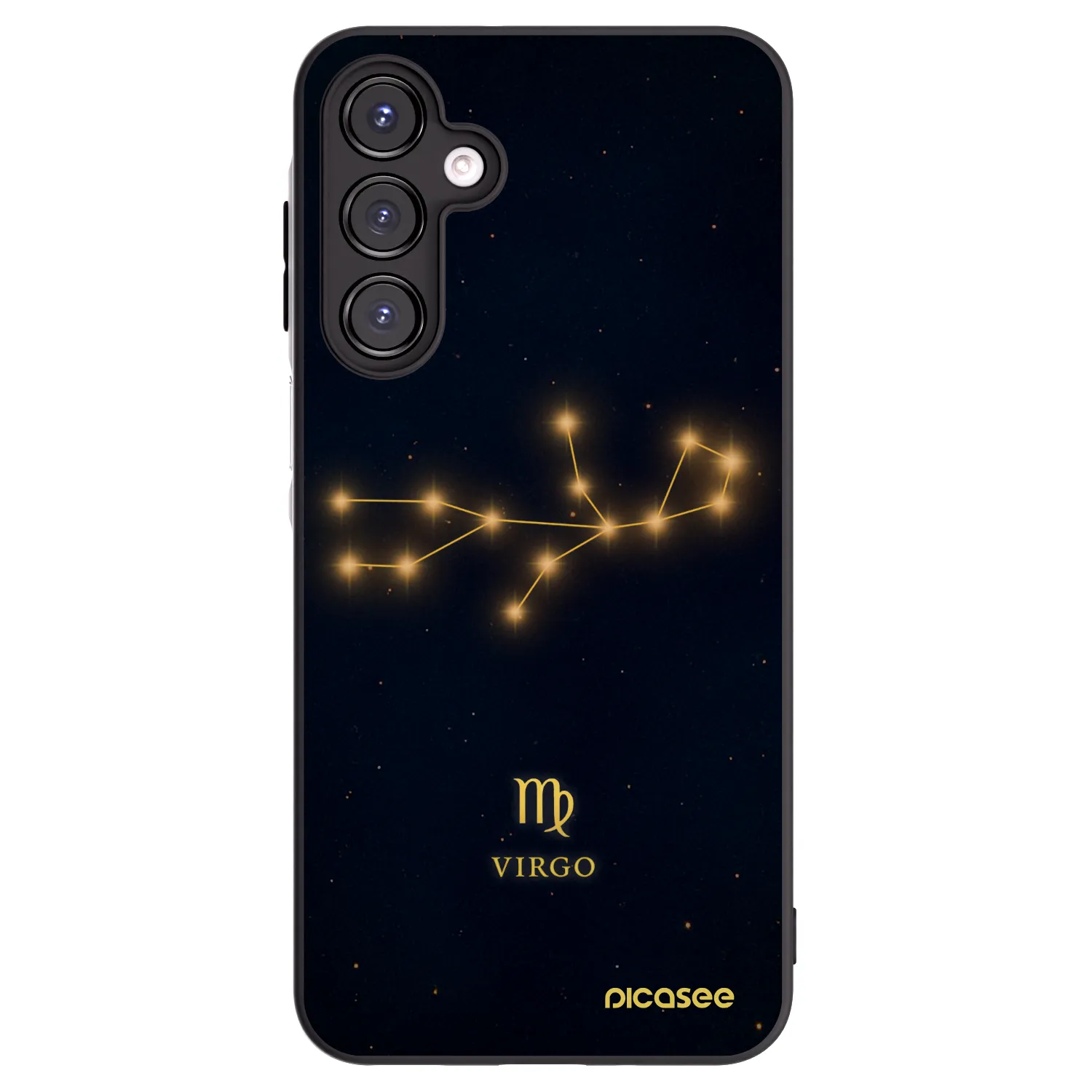 Picasee silikonový černý obal pro Samsung Galaxy A16 4G - VIRGO