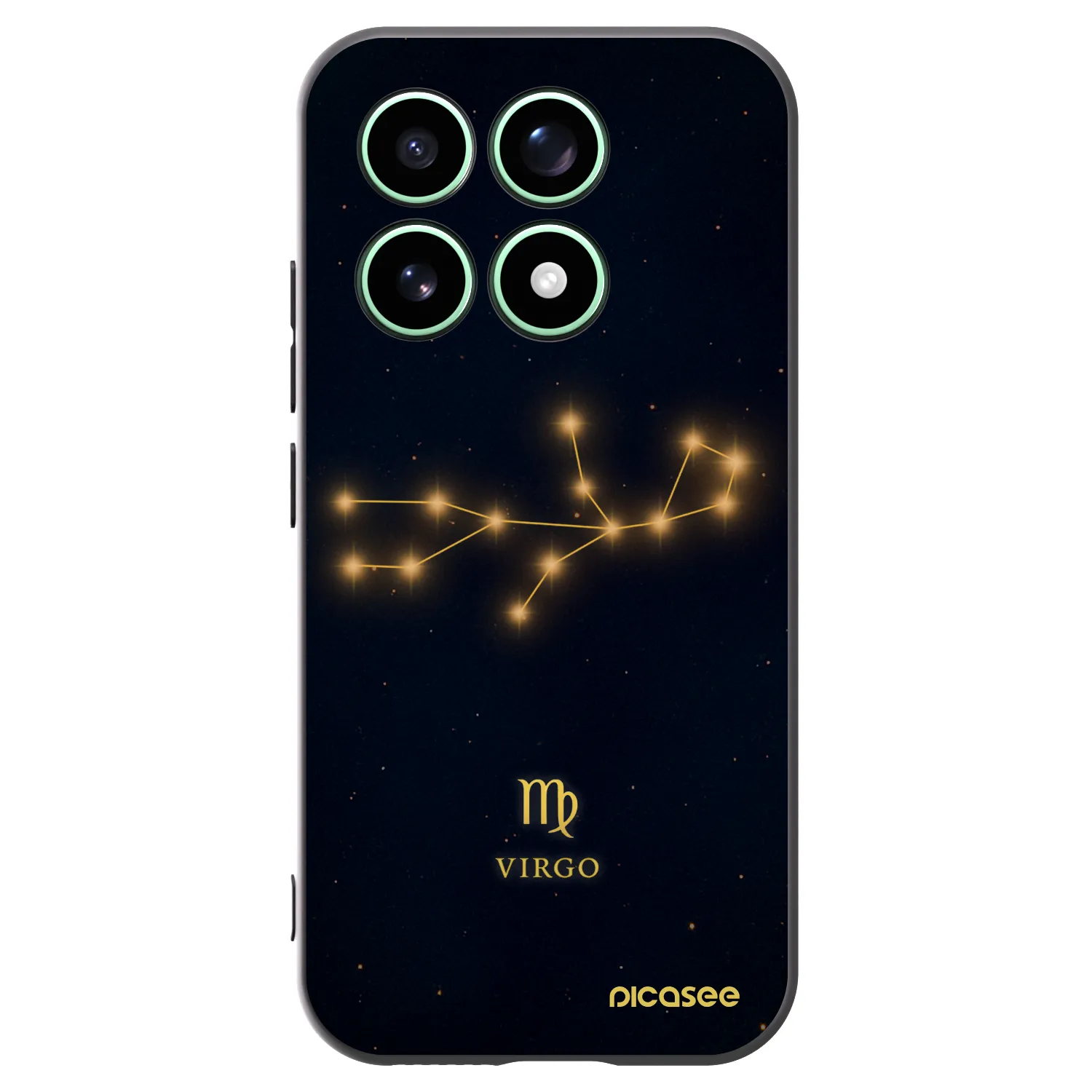 Picasee silikonový černý obal pro Xiaomi 17 - VIRGO