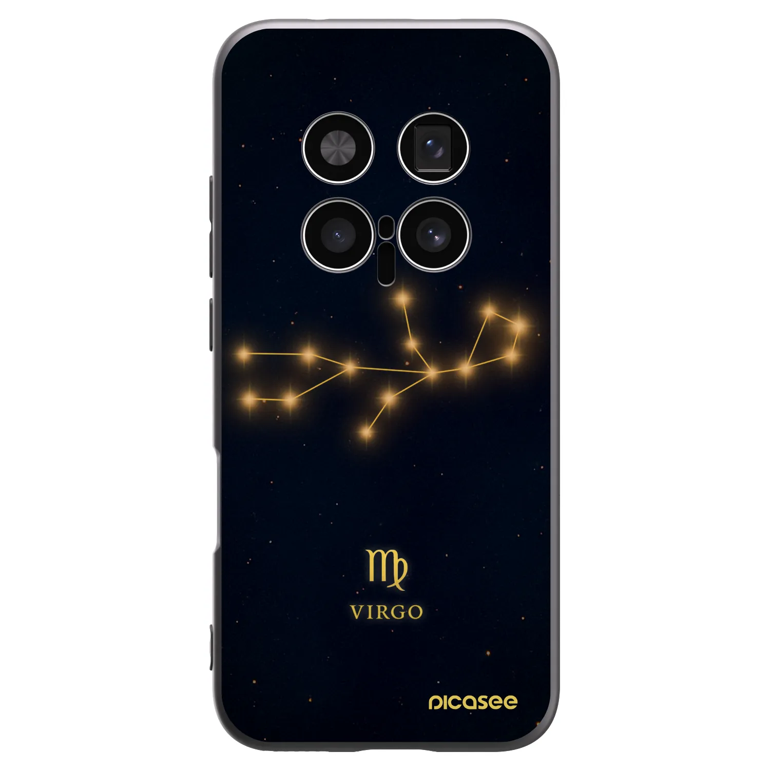 Picasee silikonový černý obal pro Honor Magic8 Pro 5G - VIRGO