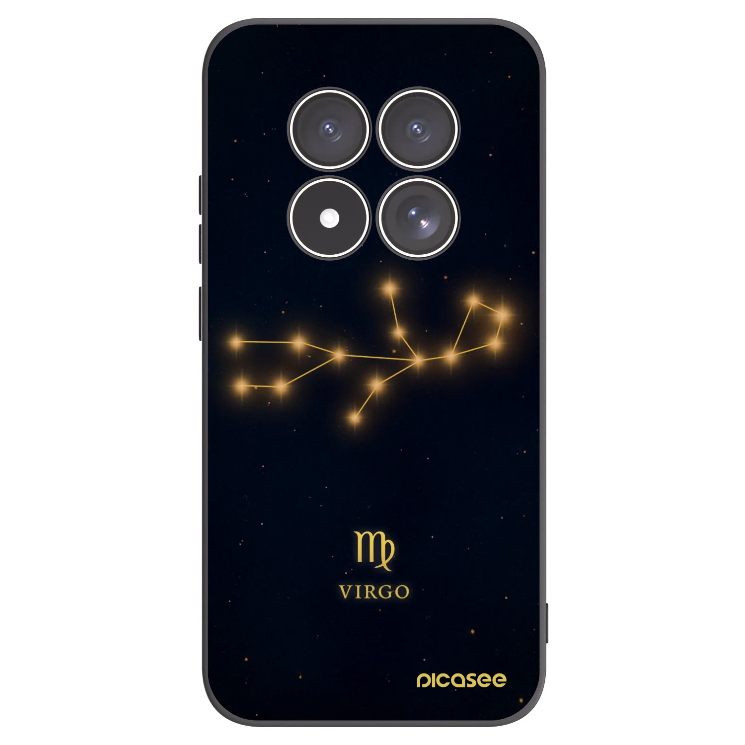 Picasee silikonový černý obal pro Xiaomi Redmi Note 15 Pro 5G - VIRGO