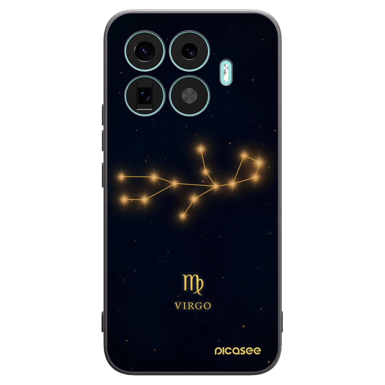 Picasee silikonový černý obal pro Xiaomi 17T Pro - VIRGO