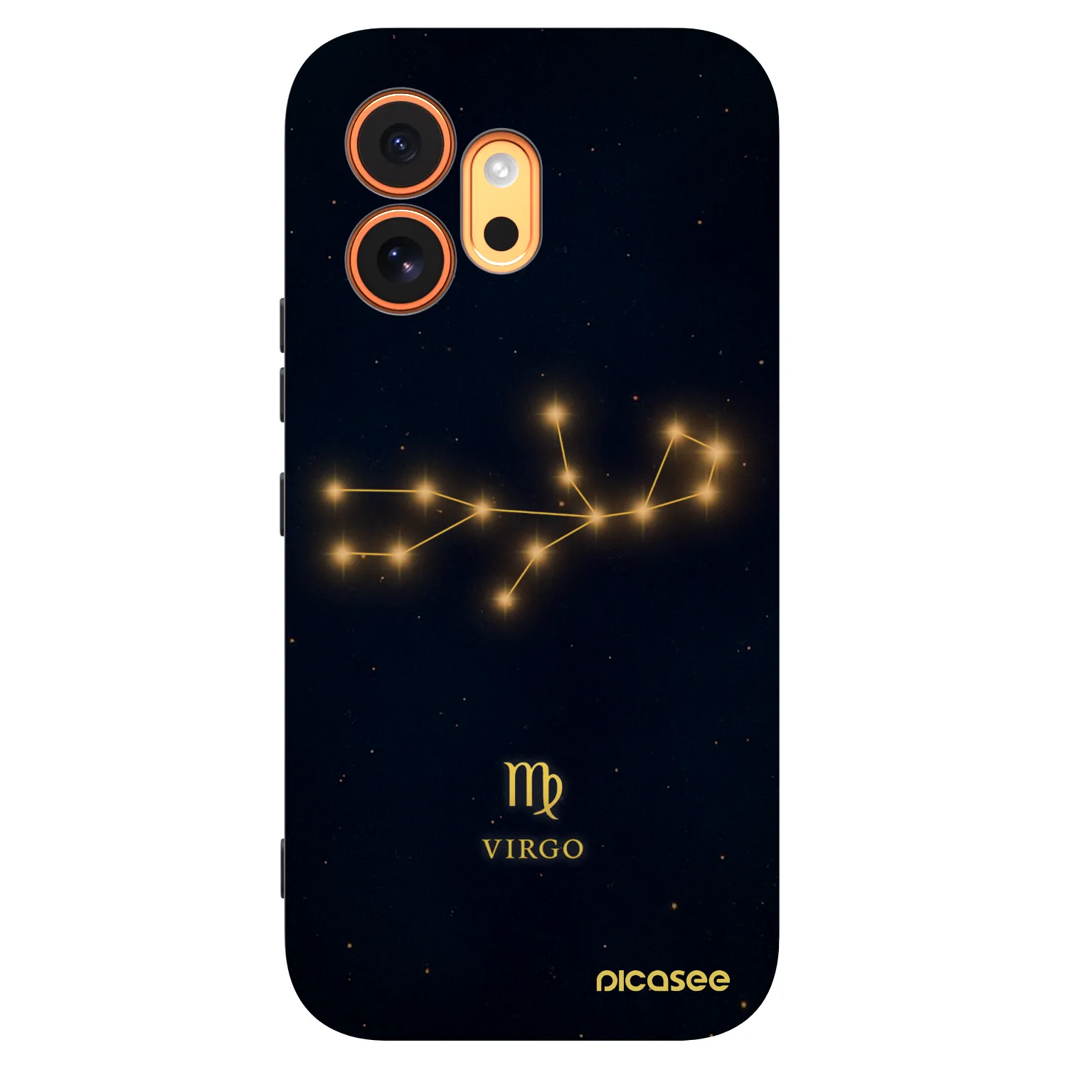 Picasee silikonový černý obal pro Honor 600 - VIRGO