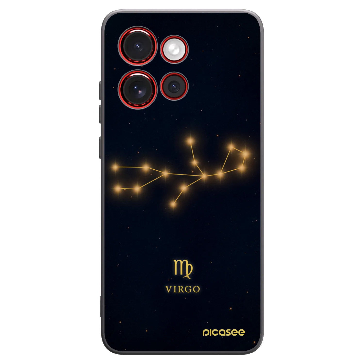 Picasee silikonový černý obal pro Motorola Edge 60 Neo 5G - VIRGO