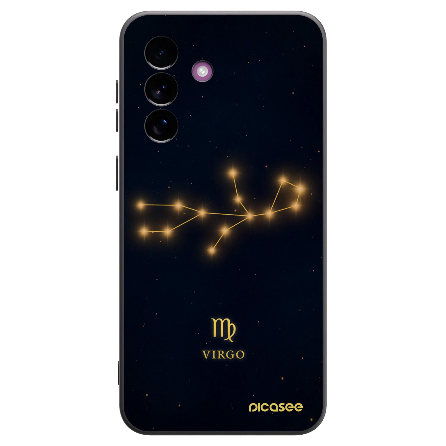 Picasee silikonový černý obal pro Samsung Galaxy A37 - VIRGO
