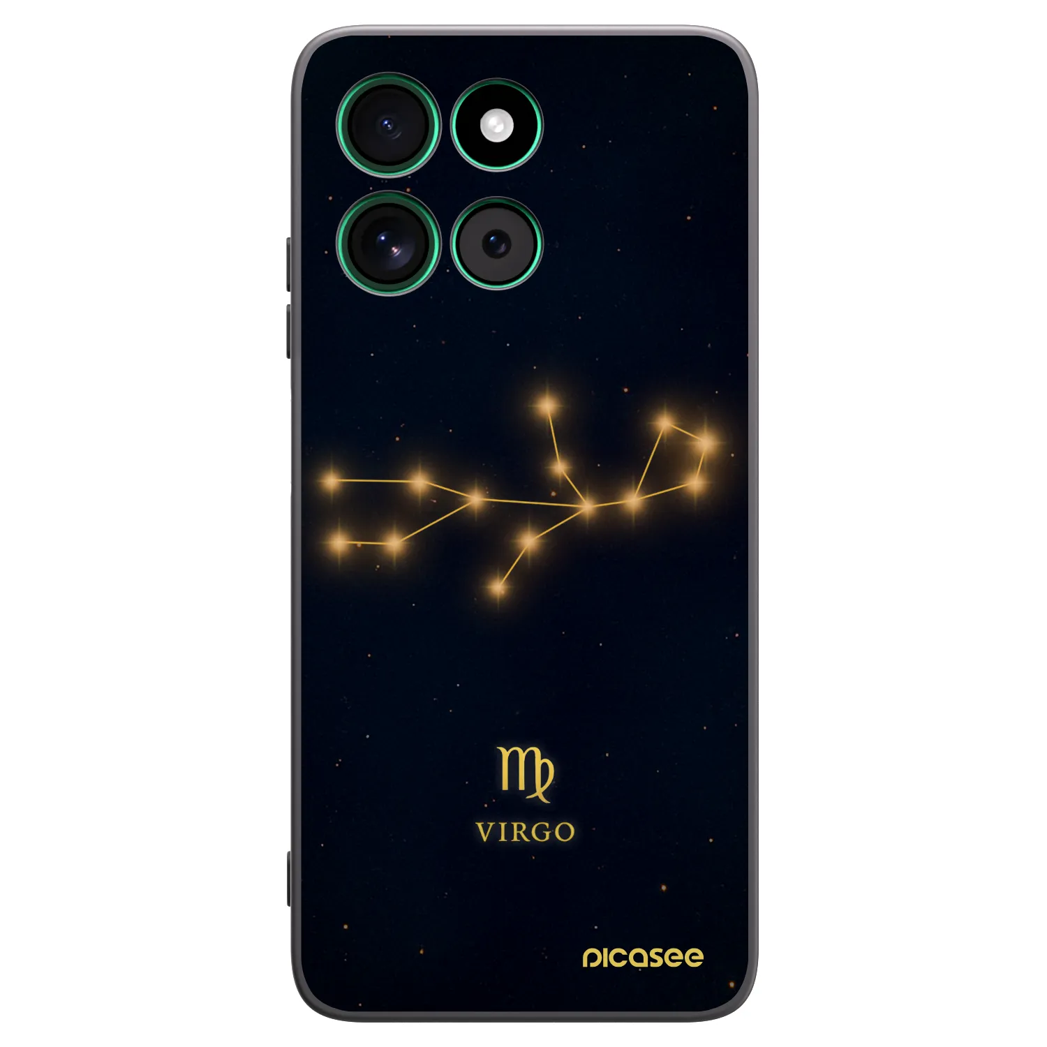 Picasee silikonový černý obal pro Motorola Moto G57 Power - VIRGO