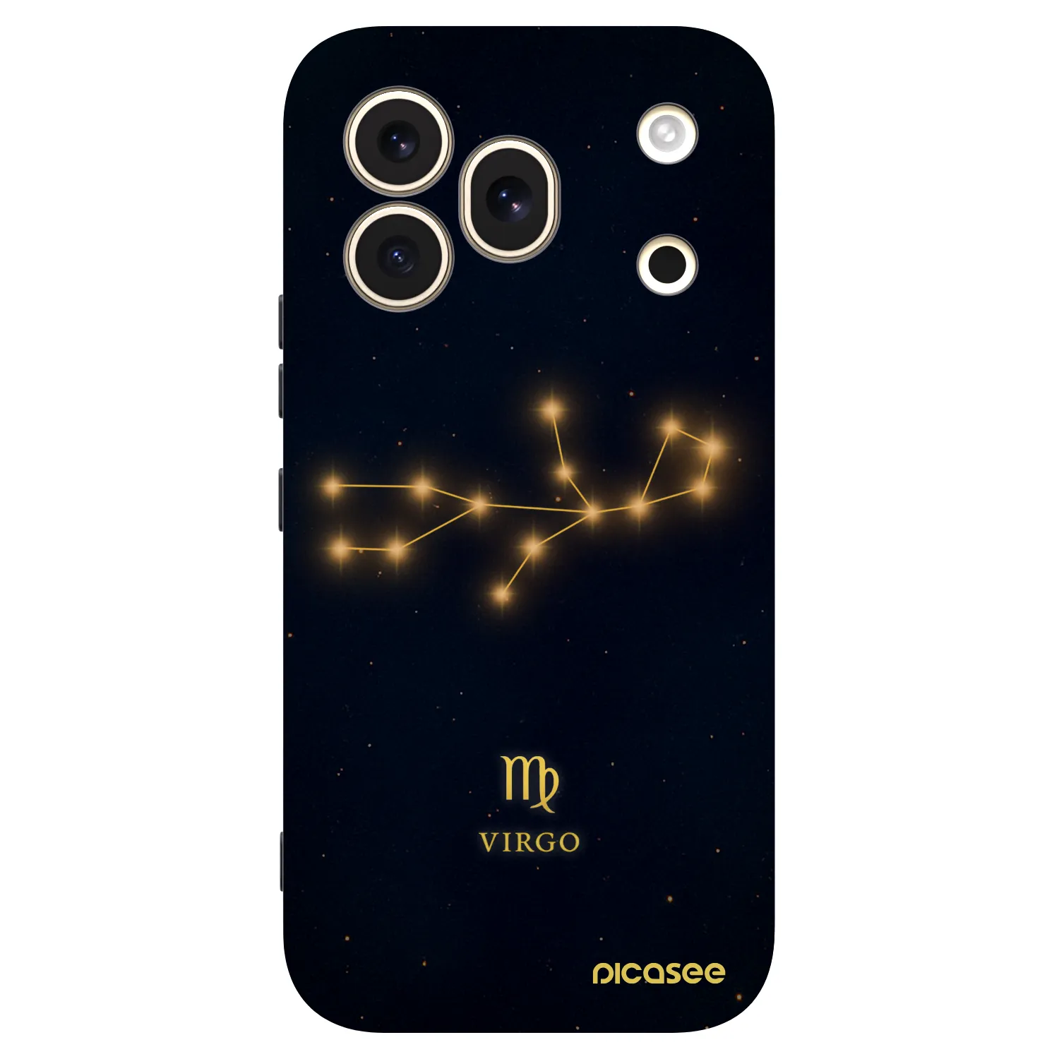 Picasee silikonový černý obal pro Honor 600 Pro - VIRGO