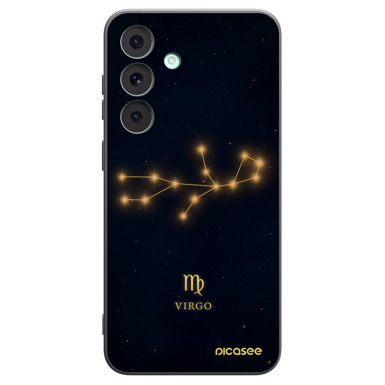 Picasee silikonový černý obal pro Samsung Galaxy S26 FE - VIRGO