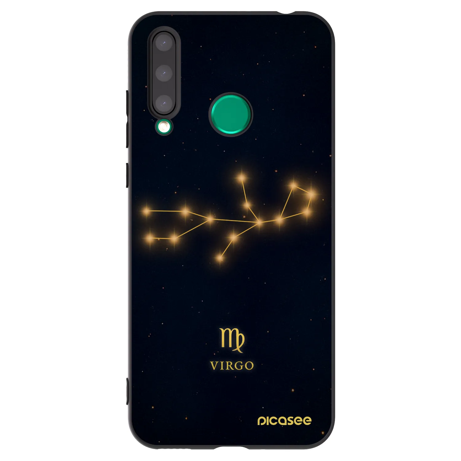 Picasee silikonový černý obal pro Honor 20 Lite - VIRGO