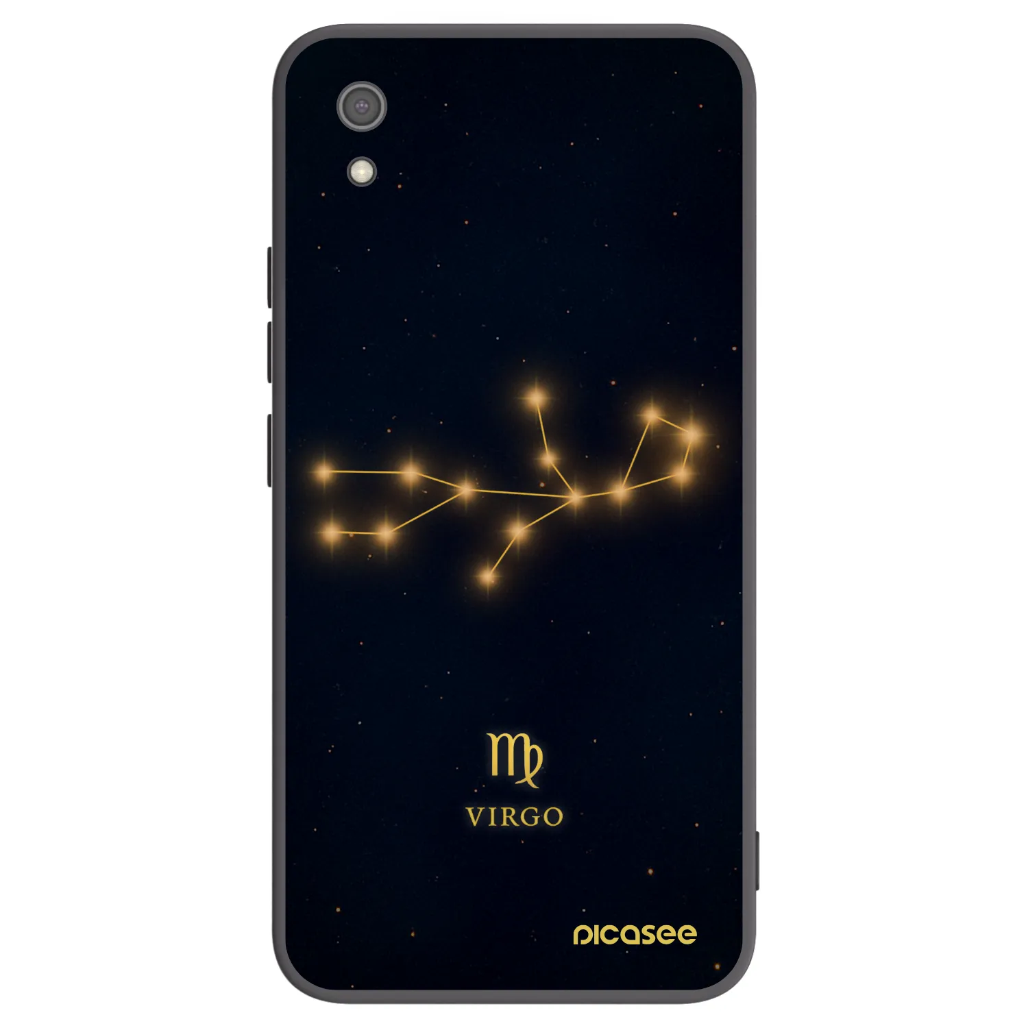 Picasee silikonový černý obal pro Xiaomi Redmi 7A - VIRGO