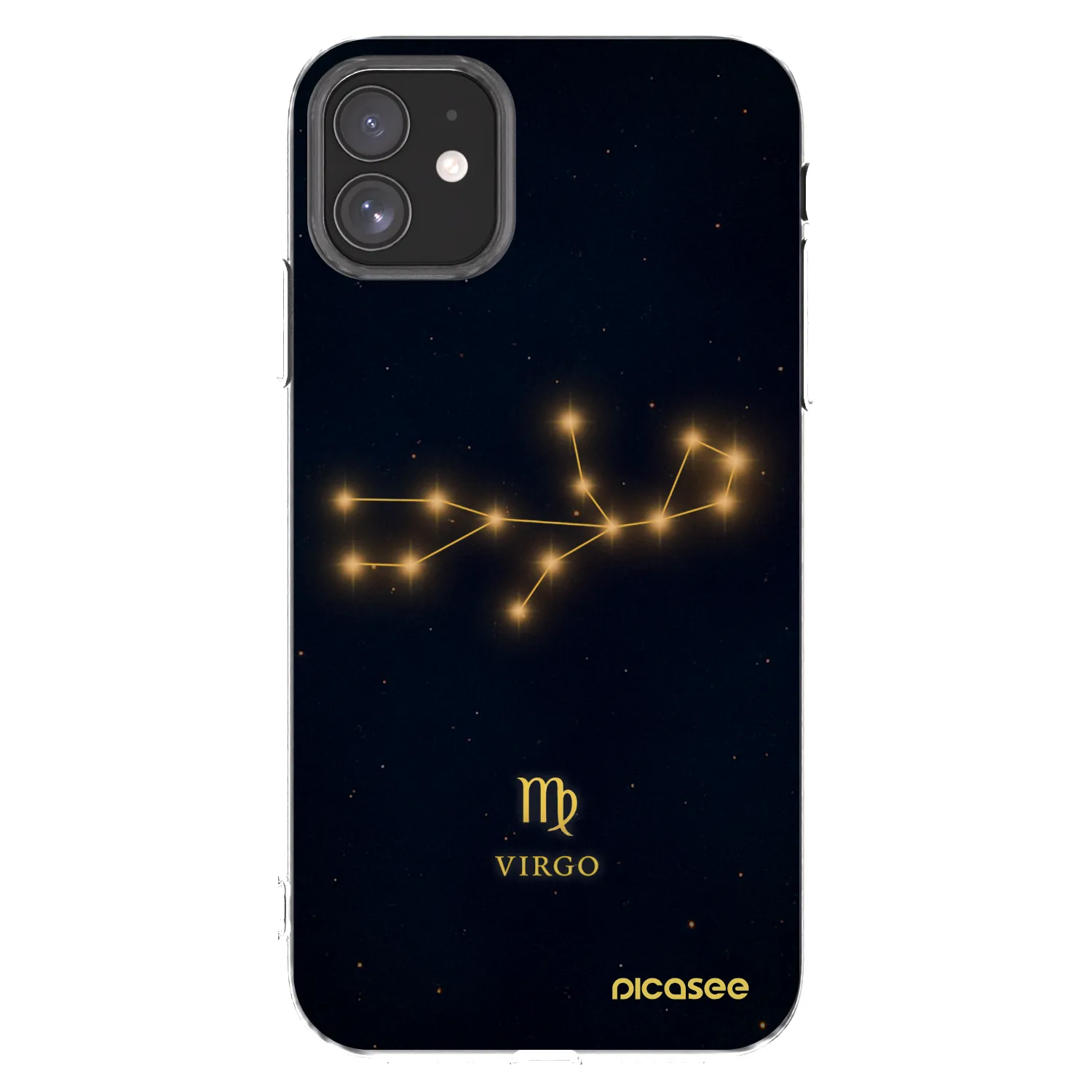 Picasee silikonový průhledný obal pro Apple iPhone 11 - VIRGO