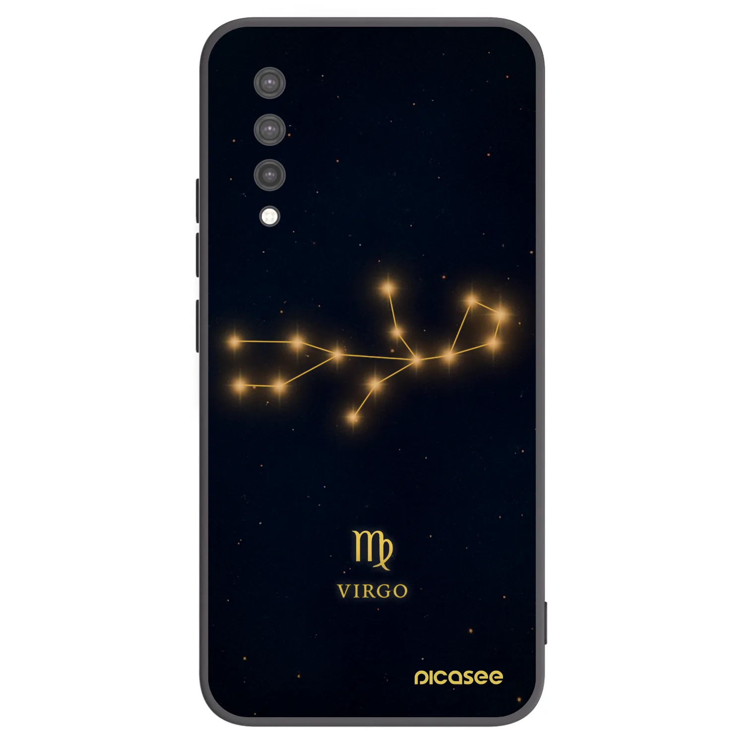 Picasee silikonový černý obal pro Xiaomi Mi 9 Lite - VIRGO