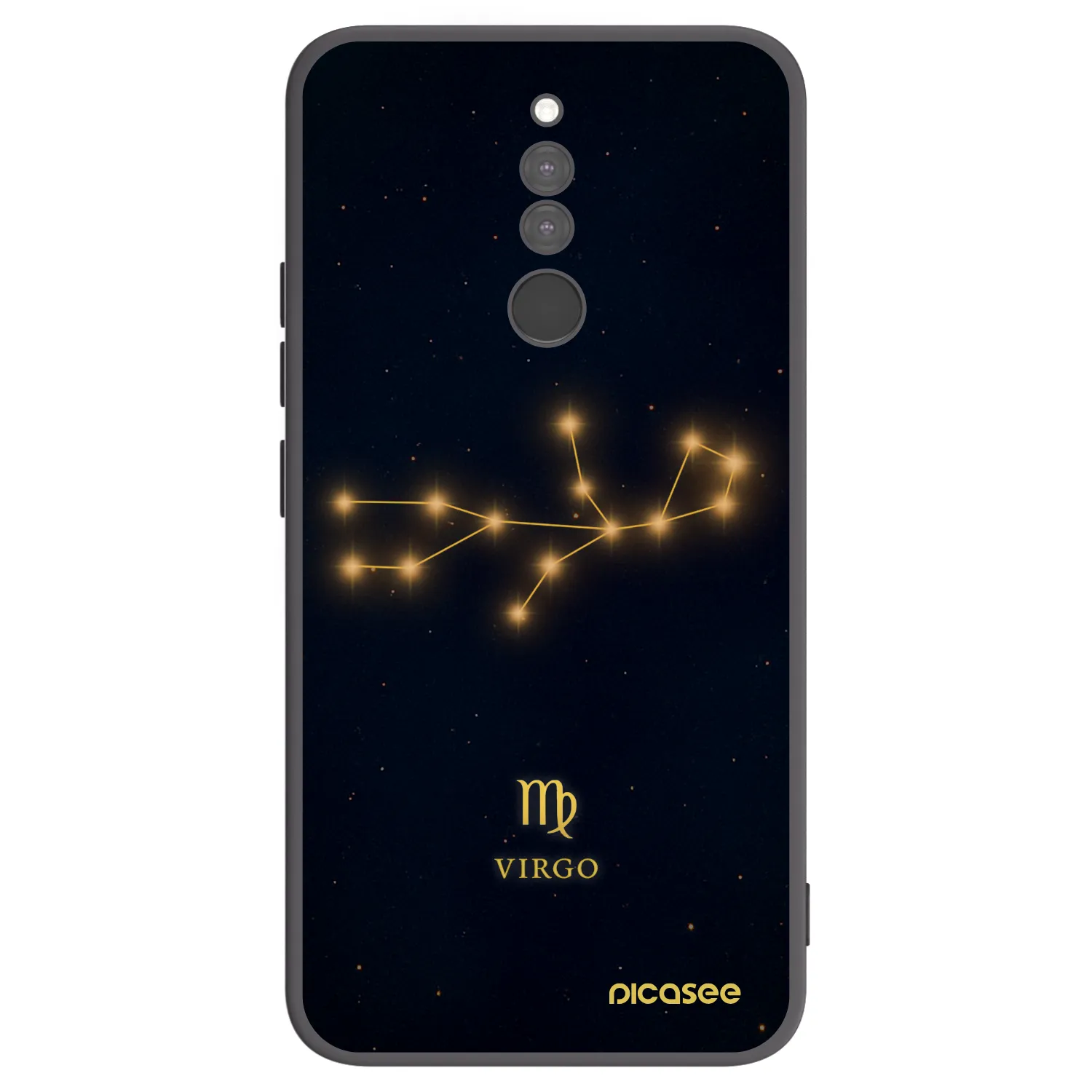 Picasee silikonový černý obal pro Xiaomi Redmi 8 - VIRGO