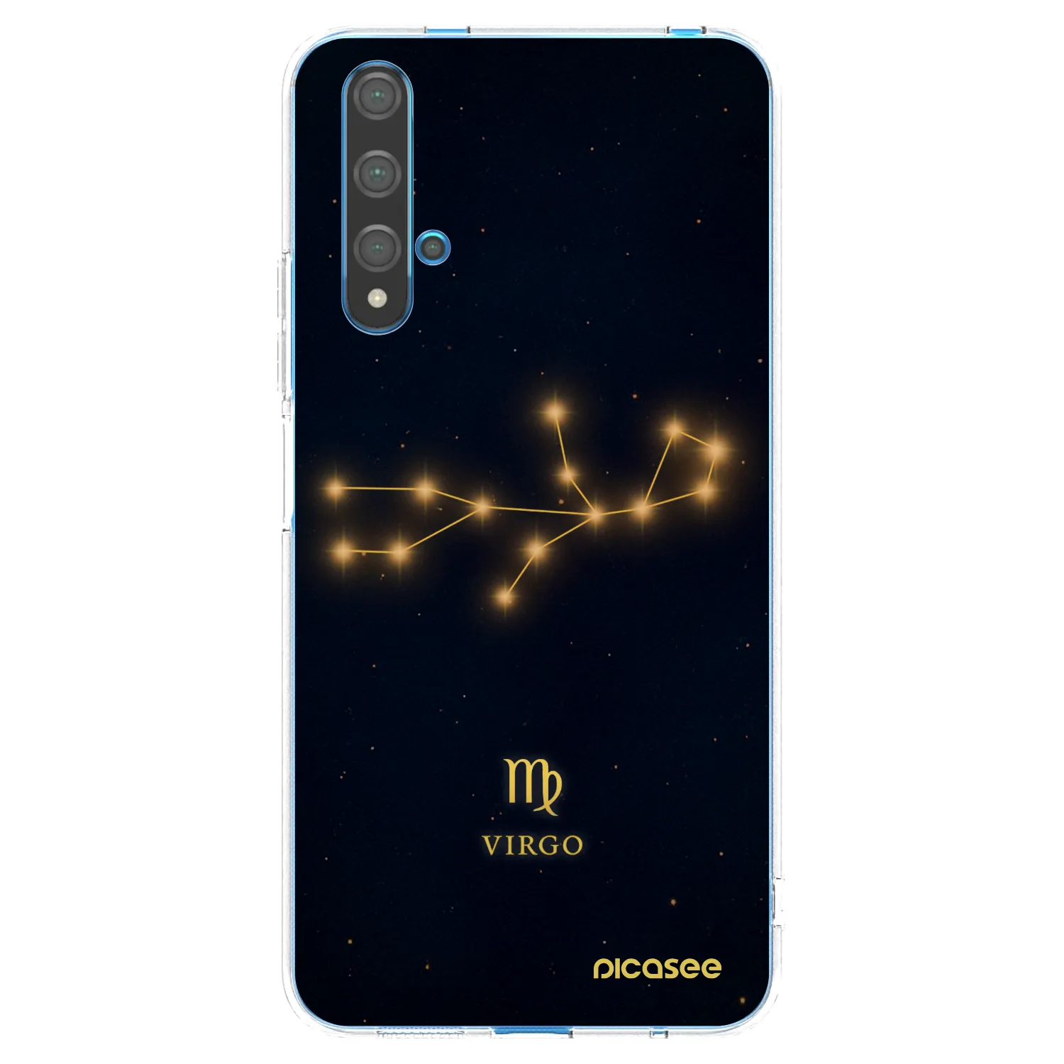 Picasee silikonový průhledný obal pro Huawei Nova 5T - VIRGO