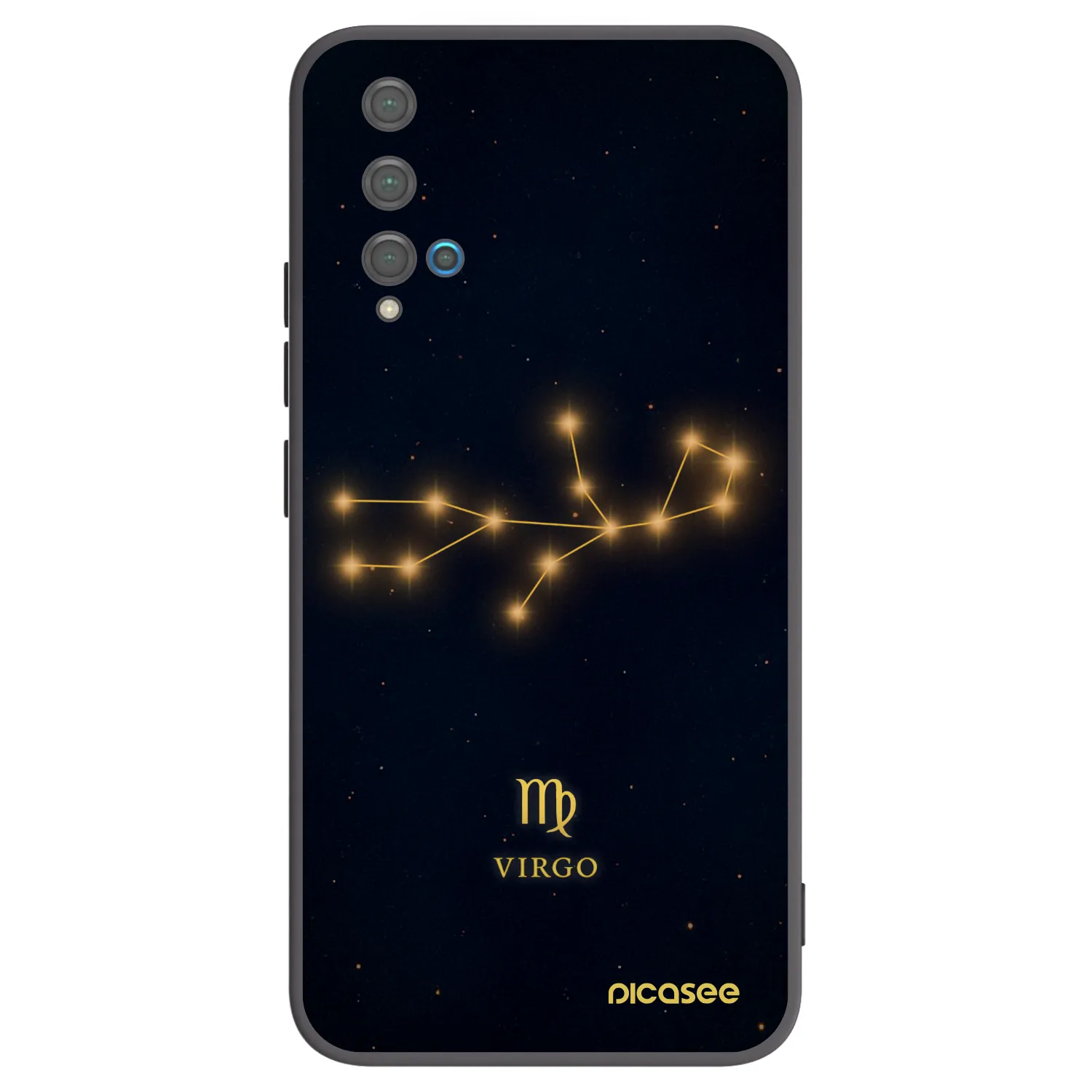 Picasee silikonový černý obal pro Huawei Nova 5T - VIRGO