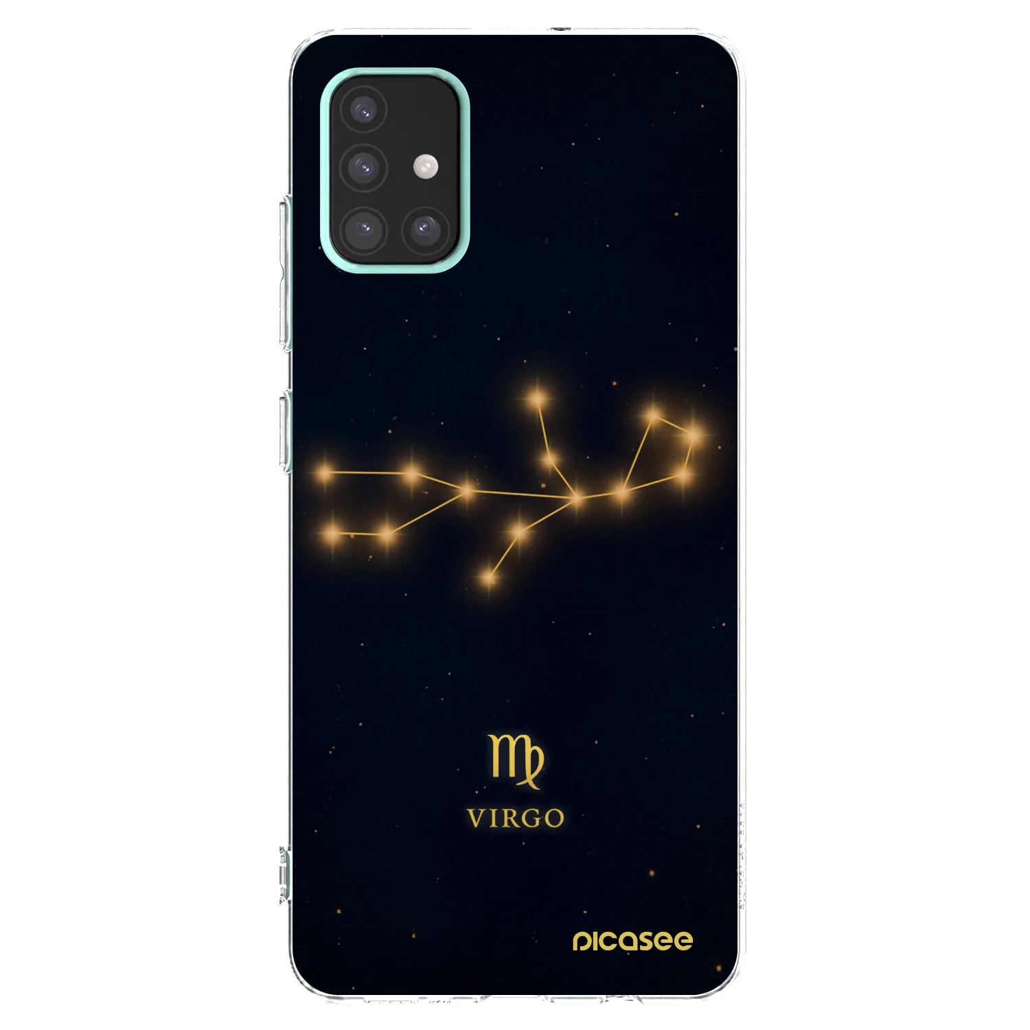Picasee silikonový průhledný obal pro Samsung Galaxy A51 A515F - VIRGO