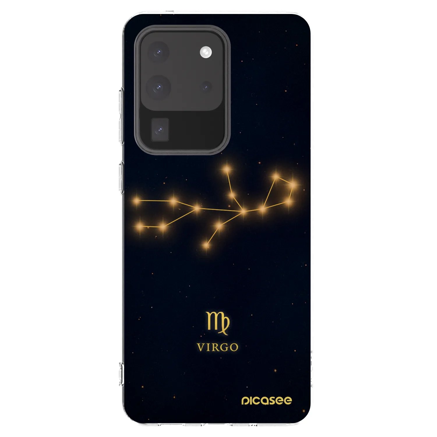 Picasee silikonový průhledný obal pro Samsung Galaxy S20 Ultra 5G G988F - VIRGO