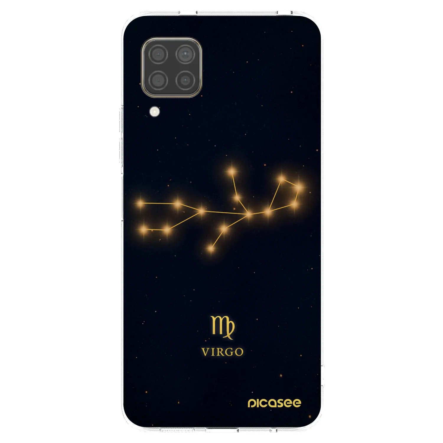 Picasee silikonový průhledný obal pro Huawei P40 Lite - VIRGO