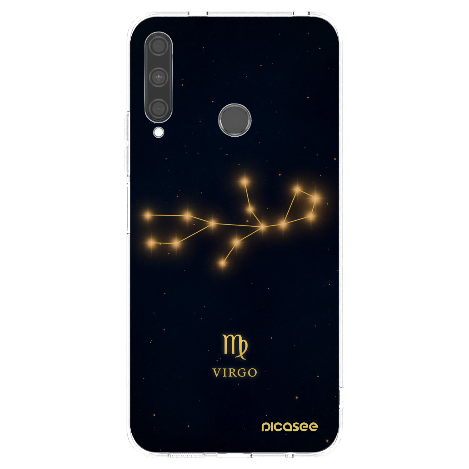 Picasee silikonový průhledný obal pro Huawei P40 Lite E - VIRGO