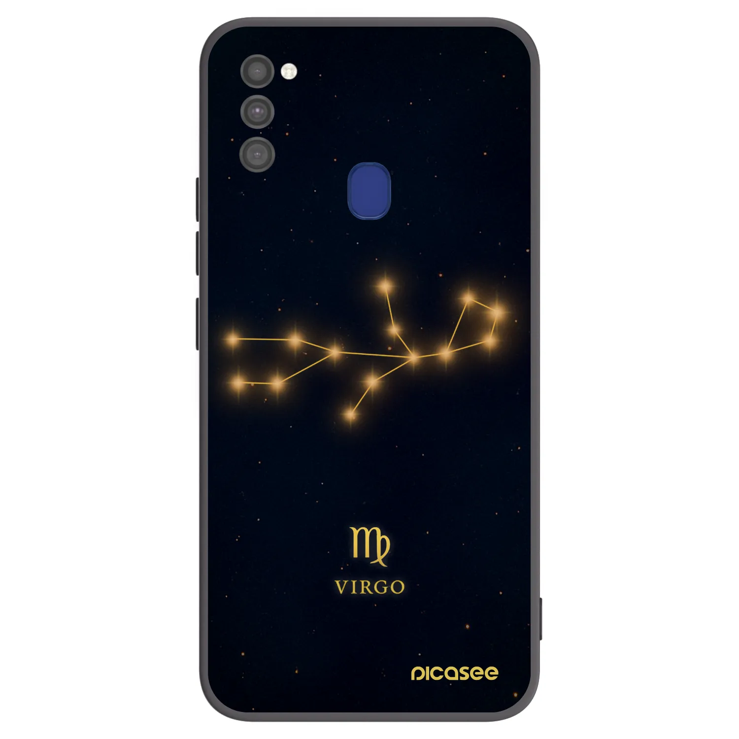 Picasee silikonový černý obal pro Samsung Galaxy M21 M215F - VIRGO
