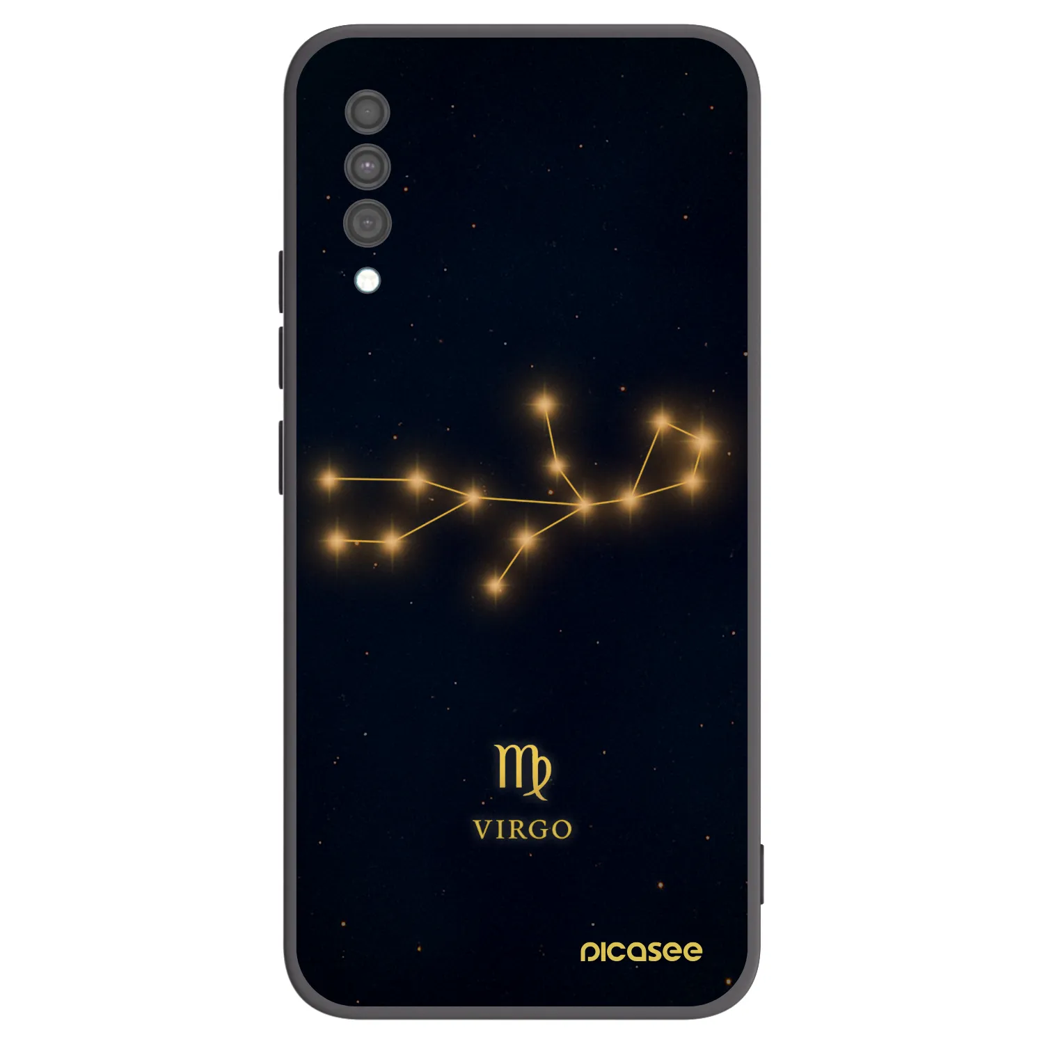 Picasee silikonový černý obal pro Samsung Galaxy A30s A307F - VIRGO