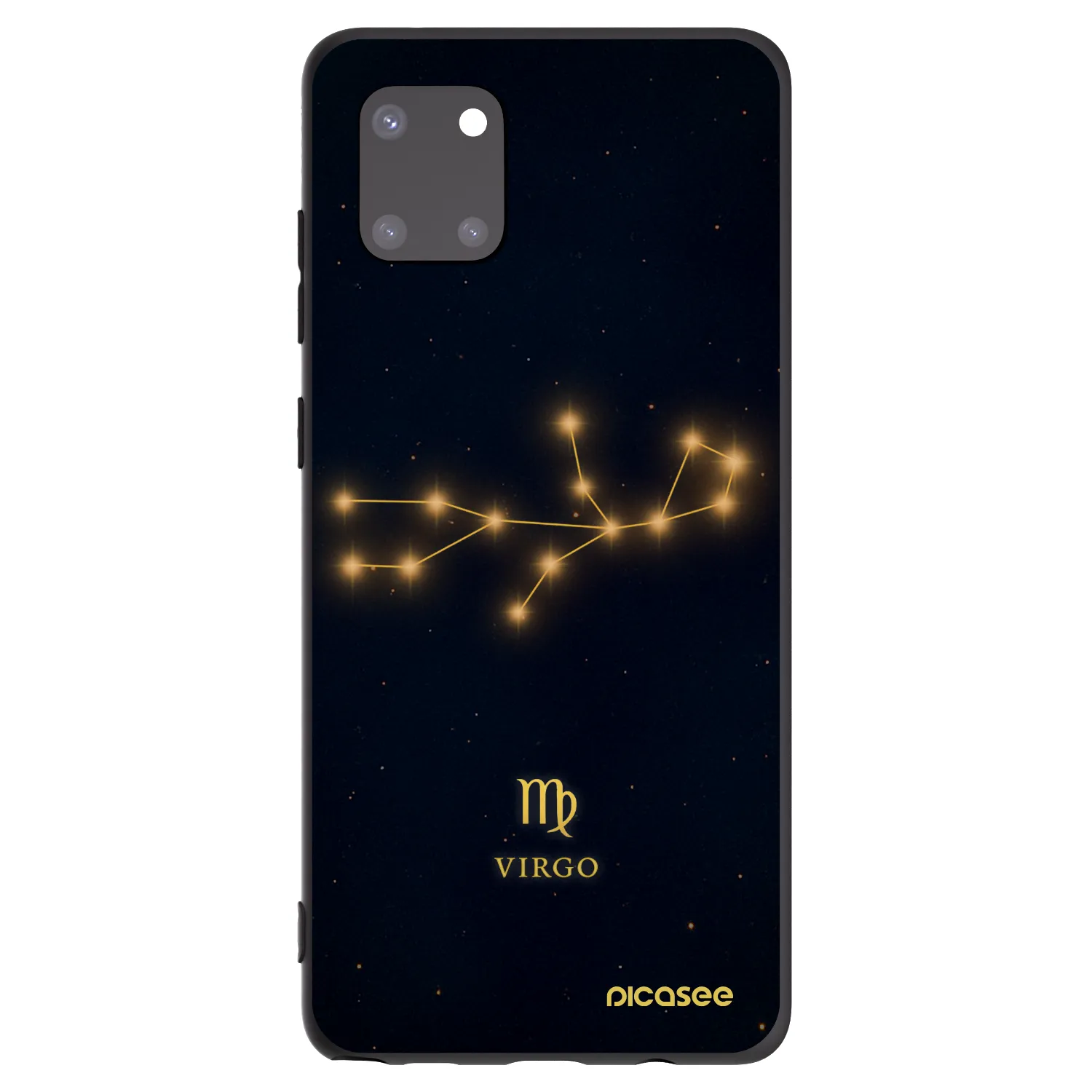 Picasee silikonový černý obal pro Samsung Galaxy Note 10 Lite N770F - VIRGO