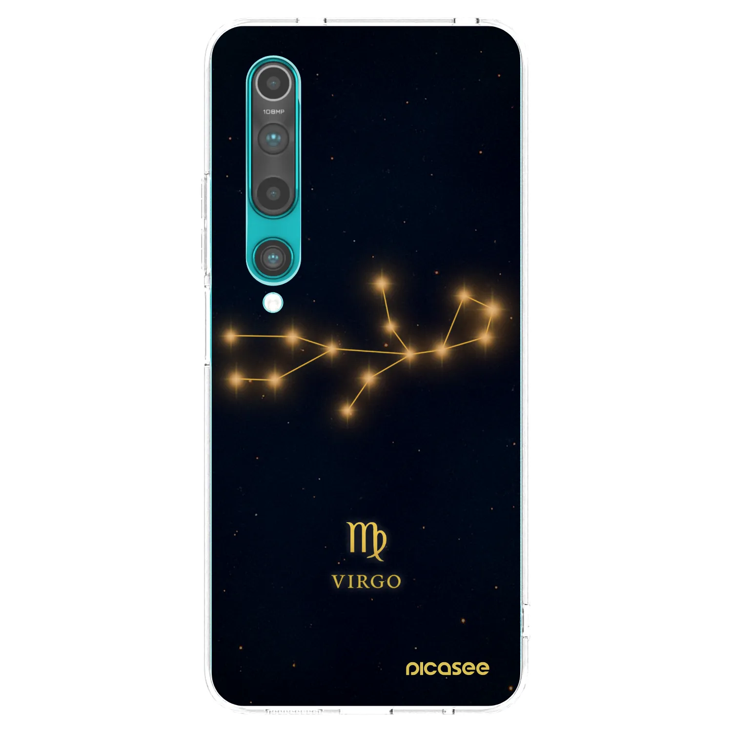 Picasee silikonový průhledný obal pro Xiaomi Mi 10 - VIRGO