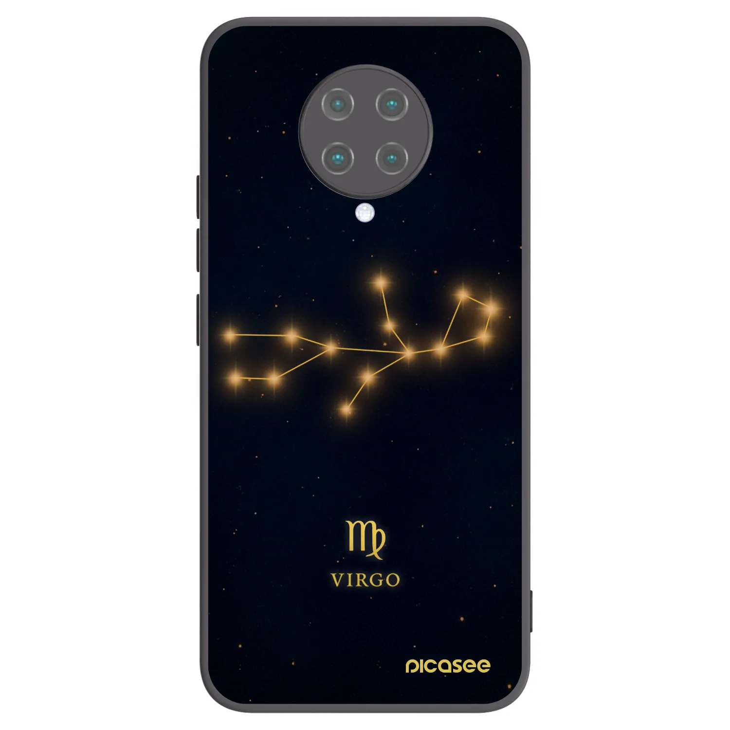 Picasee silikonový černý obal pro Xiaomi Poco F2 Pro - VIRGO