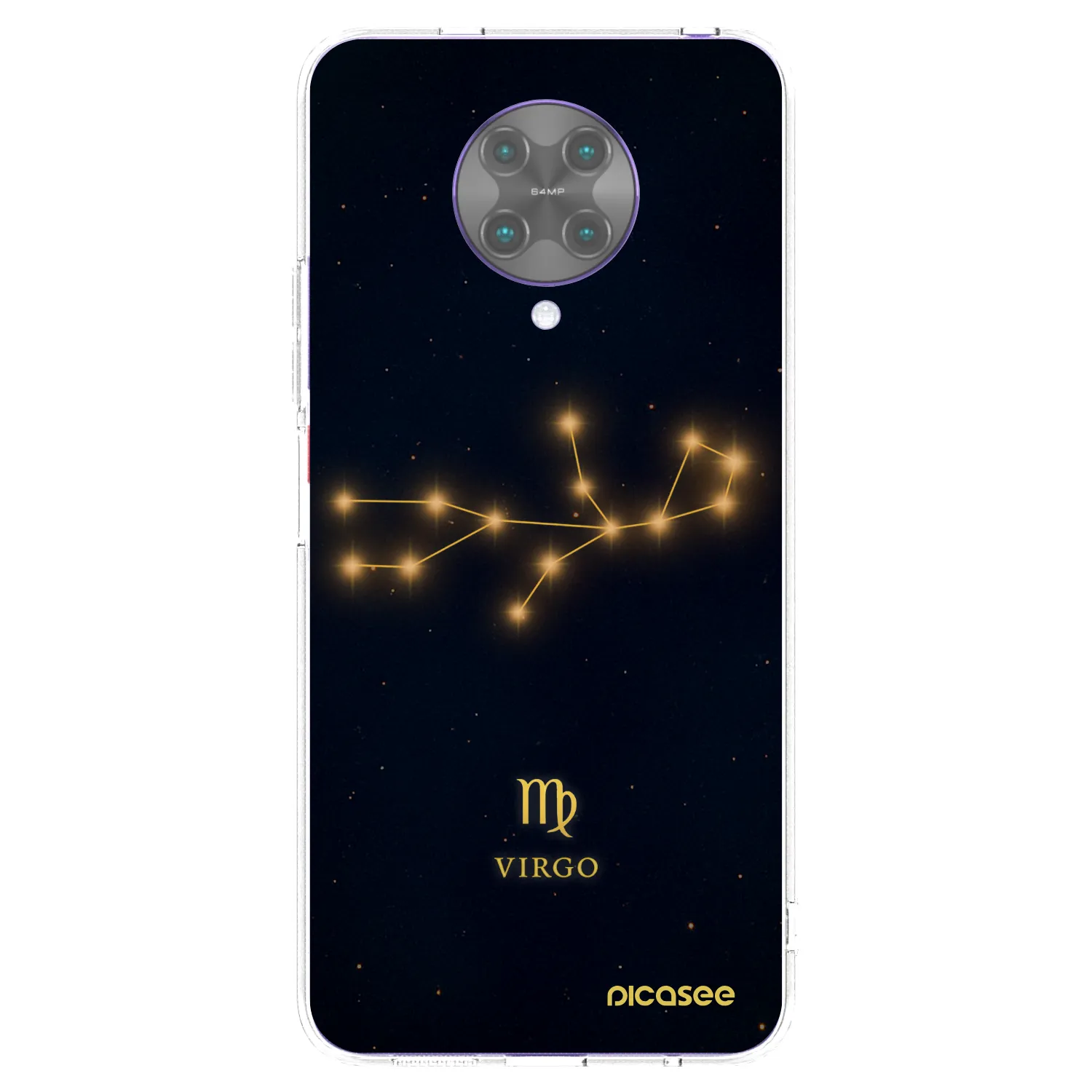 Picasee silikonový průhledný obal pro Xiaomi Poco F2 Pro - VIRGO