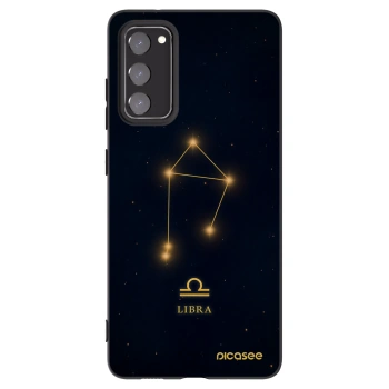 Picasee silikonový černý obal pro Samsung Galaxy S20 FE - LIBRA