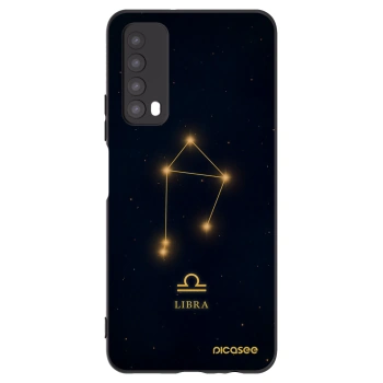 Picasee silikonový černý obal pro Huawei P Smart 2021 - LIBRA