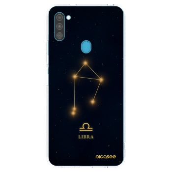 Picasee silikonový průhledný obal pro Samsung Galaxy M11 - LIBRA