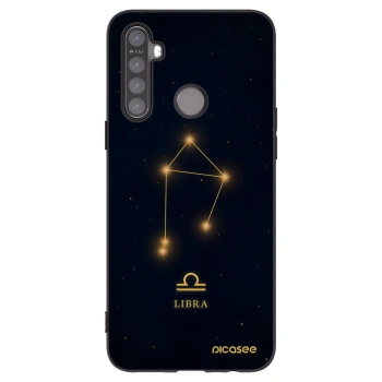 Picasee silikonový černý obal pro Realme 5 - LIBRA
