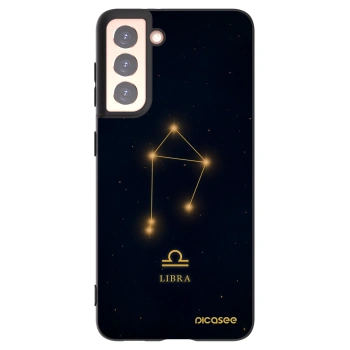 Picasee silikonový černý obal pro Samsung Galaxy S21 5G G991B - LIBRA