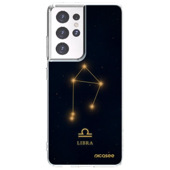 Picasee silikonový průhledný obal pro Samsung Galaxy S21 Ultra 5G G998B - LIBRA