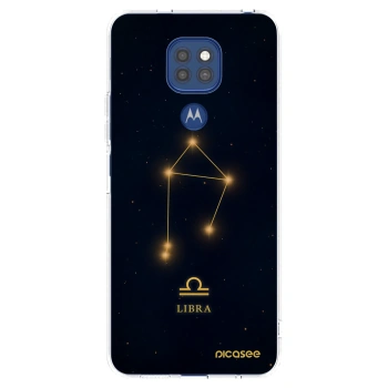 Picasee silikonový průhledný obal pro Motorola Moto G9 Play - LIBRA