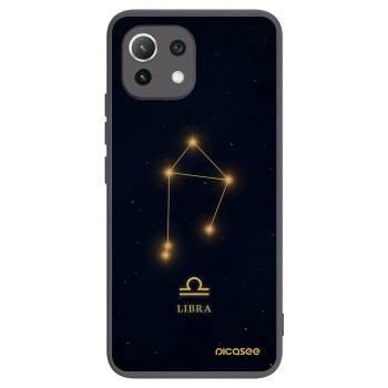 Picasee silikonový černý obal pro Xiaomi Mi 11 Lite - LIBRA
