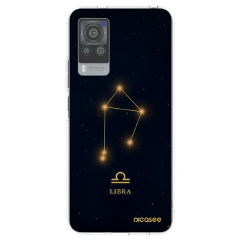 Picasee silikonový průhledný obal pro Vivo X60 Pro 5G - LIBRA