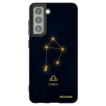 Picasee silikonový černý obal pro Samsung Galaxy S21 FE 5G - LIBRA