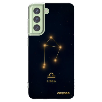 Picasee silikonový průhledný obal pro Samsung Galaxy S21 FE 5G - LIBRA