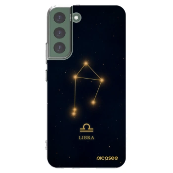 Picasee silikonový průhledný obal pro Samsung Galaxy S22+ 5G - LIBRA