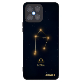 Picasee silikonový černý obal pro Honor X8 4G - LIBRA