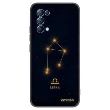 Picasee silikonový černý obal pro OPPO Reno 5 5G - LIBRA