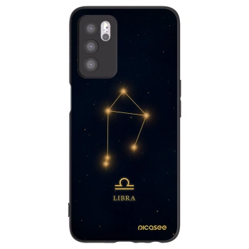 Picasee silikonový černý obal pro OPPO A16s - LIBRA