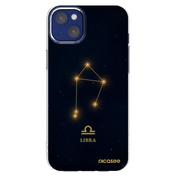 Picasee silikonový průhledný obal pro Apple iPhone 14 Plus - LIBRA