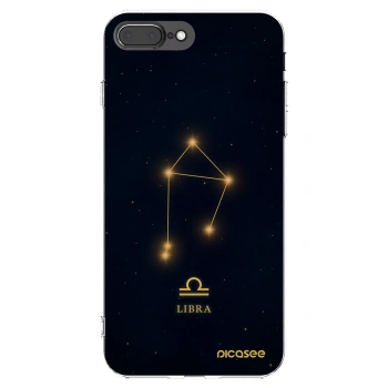 Picasee silikonový průhledný obal pro Apple iPhone 8 Plus - LIBRA