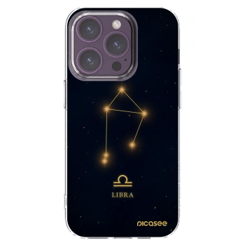 Picasee silikonový průhledný obal pro Apple iPhone 14 Pro - LIBRA