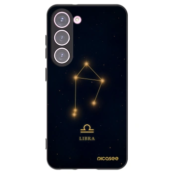 Picasee silikonový černý obal pro Samsung Galaxy S23 5G - LIBRA